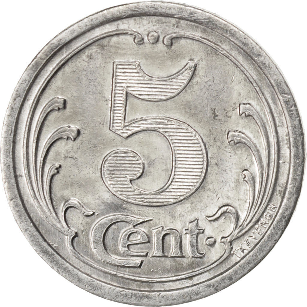 Coin, France, 5 Centimes, 1922, AU(50-53), Aluminium, Elie:10.1
