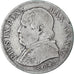 Moneta, STATI ITALIANI, PAPAL STATES, Pius IX, Lira, 1867, Roma, MB, Argento