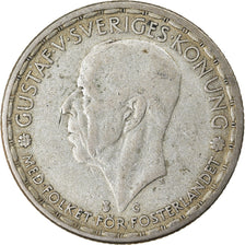 Coin, Sweden, Gustaf V, Krona, 1944, VF(30-35), Silver, KM:814