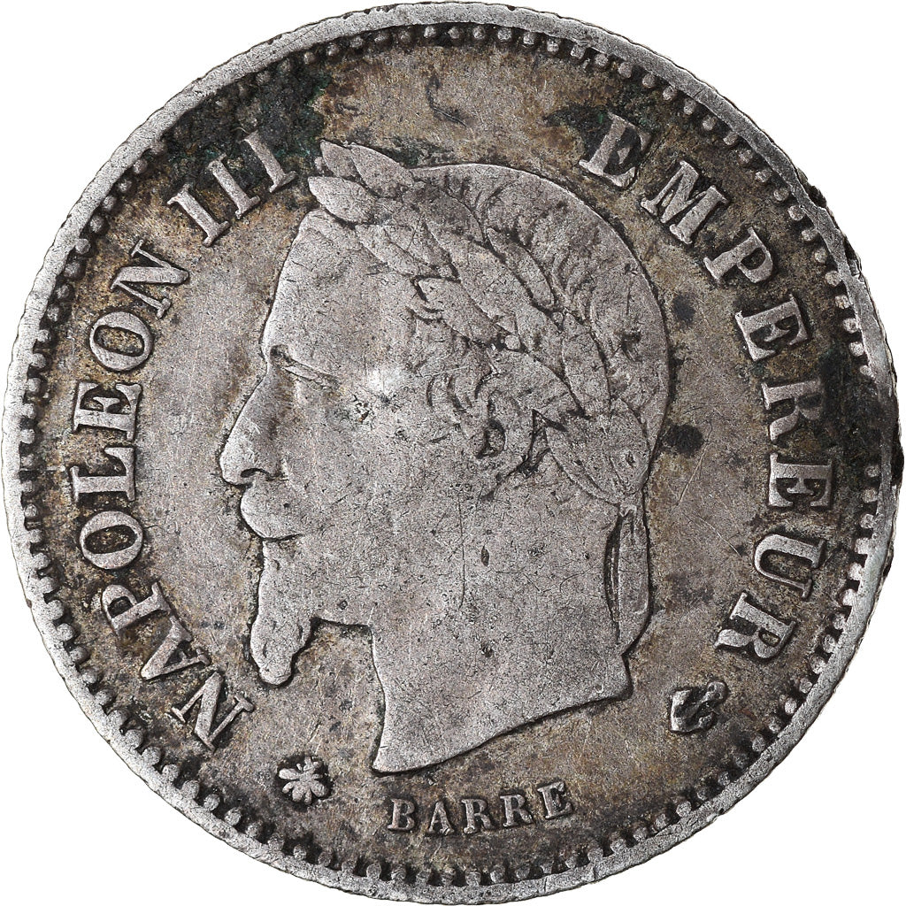 Moeda, França, Napoleon III, Napoléon III, 20 Centimes, 1867, Paris