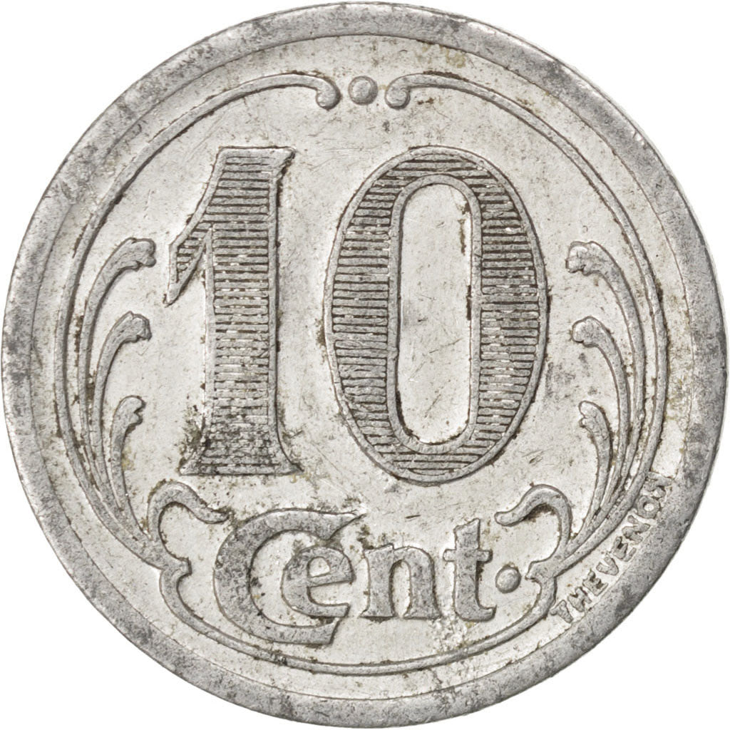 France, 10 Centimes, 1922, EF(40-45), Aluminium, Elie #10.2, 2.03