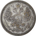 Coin, Russia, Nicholas II, 20 Kopeks, 1891, Saint-Petersburg, EF(40-45), Silver
