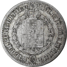 Coin, German States, HESSE-CASSEL, Wilhelm II and Friedrich Wilhelm, 1/6 Thaler