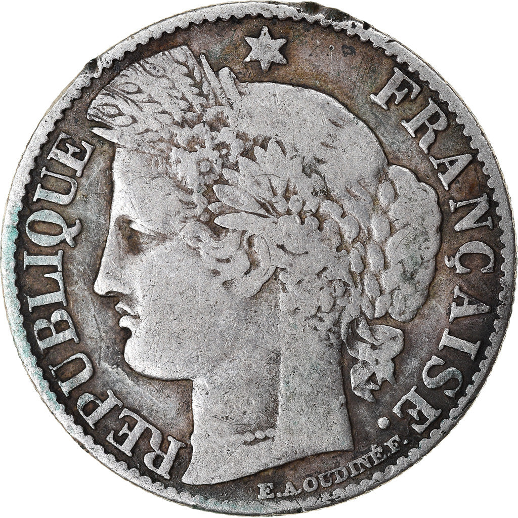 Coin, France, Cérès, 50 Centimes, 1895, Paris, VF(30-35), Silver, KM:834.1