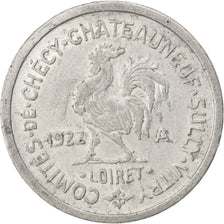 Münze, Frankreich, 10 Centimes, 1922, SS, Aluminium, Elie:10.3