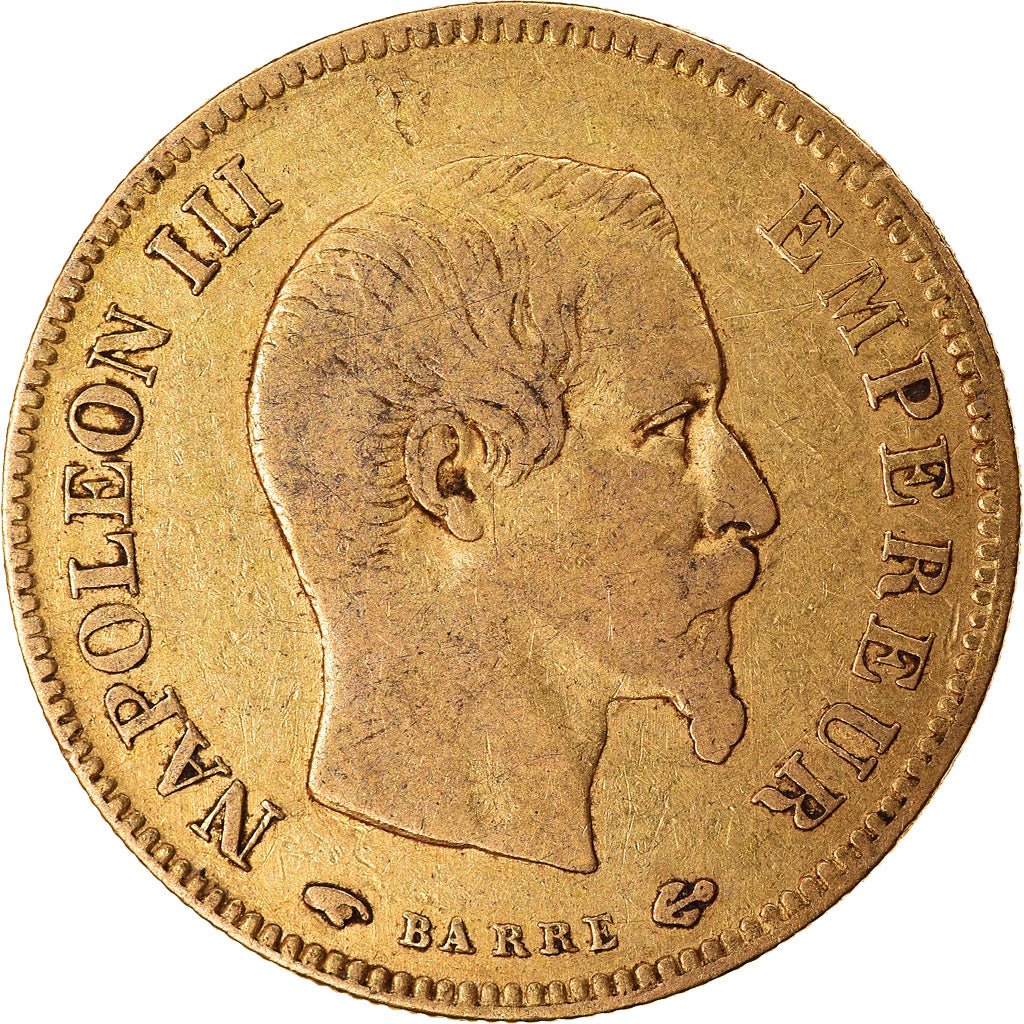 Münze, Frankreich, Napoleon III, Napoléon III, 10 Francs, 1858, Paris, S+