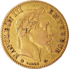 Moneta, Francia, Napoleon III, Napoléon III, 10 Francs, 1867, Paris, BB, Oro