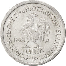 Moneta, Francia, 10 Centimes, 1922, BB+, Alluminio, Elie:10.3