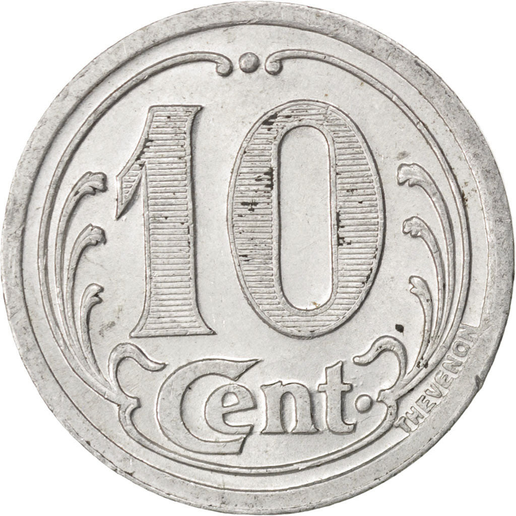 Coin, France, 10 Centimes, 1922, AU(50-53), Aluminium, Elie:10.3