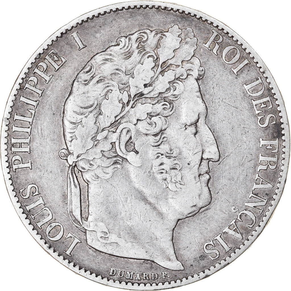 Coin, France, Louis-Philippe, 5 Francs, 1847, Paris, EF(40-45), Silver