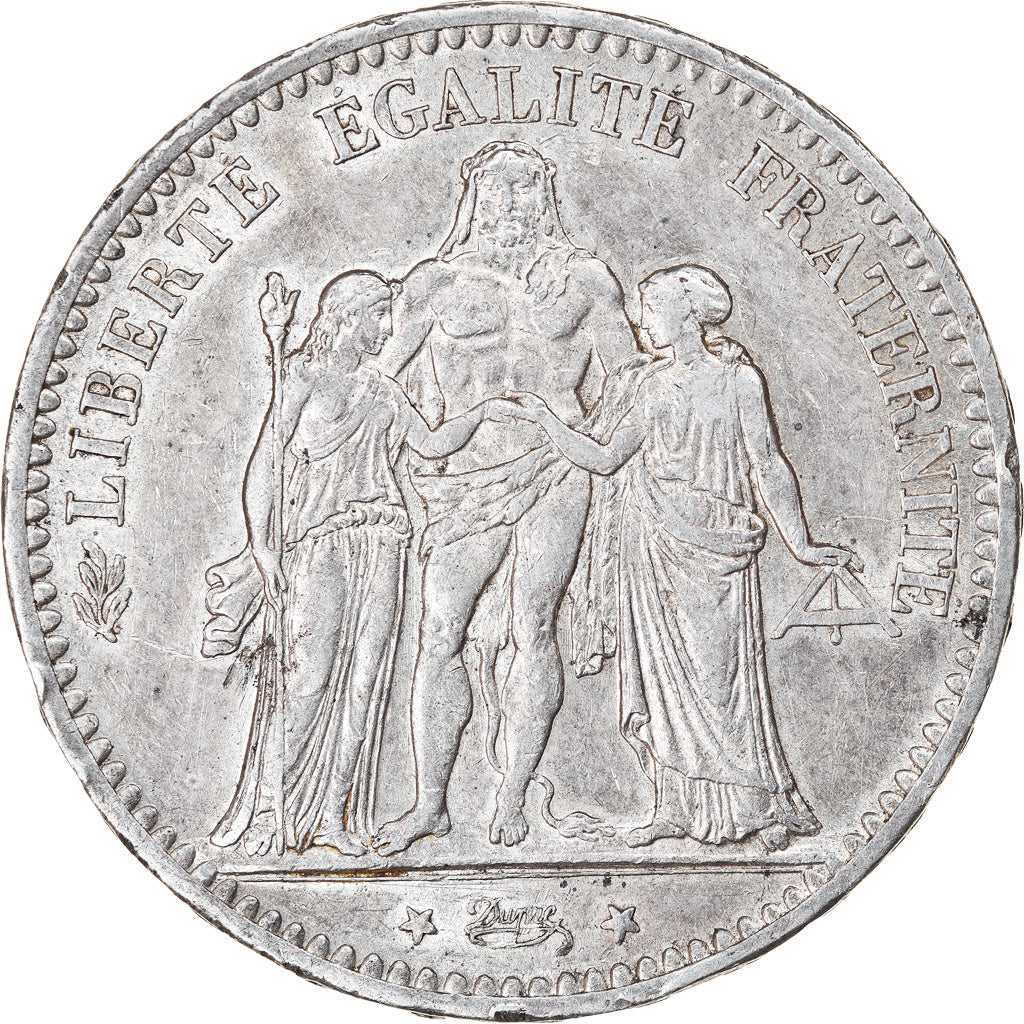 Coin, France, Hercule, 5 Francs, 1874, Paris, AU(55-58), Silver, KM:820.1