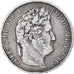 Münze, Frankreich, Louis-Philippe, 5 Francs, 1848, Strasbourg, S+, Silber