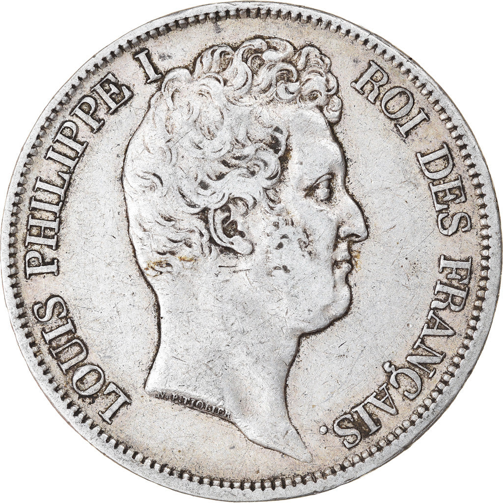 Münze, Frankreich, Louis-Philippe, 5 Francs, 1831, Lille, S+, Silber