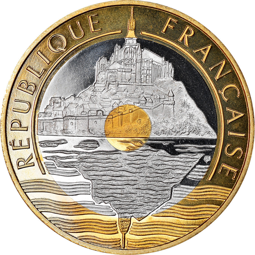 Münze, Frankreich, 20 Francs, 1993, Paris, Proof, UNZ+, Bimetallic