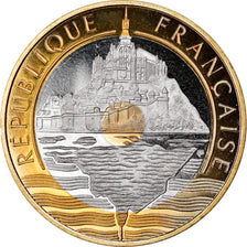 Coin, France, Mont Saint Michel, 20 Francs, 1994, Paris, Proof, MS(64)