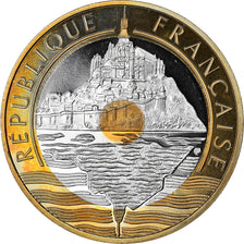 Coin, France, Mont Saint Michel, 20 Francs, 1995, Paris, Proof, MS(64)