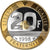 Moneta, Francia, Mont Saint Michel, 20 Francs, 1998, Paris, Proof, SPL+
