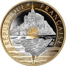 Coin, France, Mont Saint Michel, 20 Francs, 1999, Paris, Proof, MS(64)