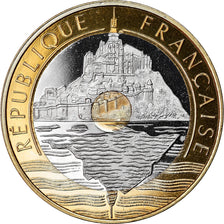Coin, France, Mont Saint Michel, 20 Francs, 2000, Paris, Proof, MS(64)
