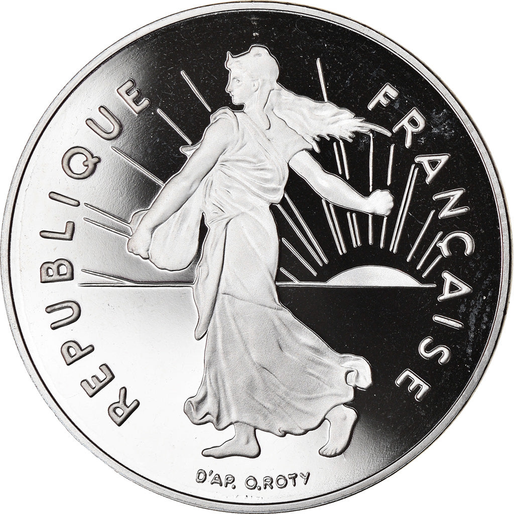Moneta, Francja, Semeuse, 5 Francs, 1995, Paris, Proof, MS(64), Nikiel powlekany
