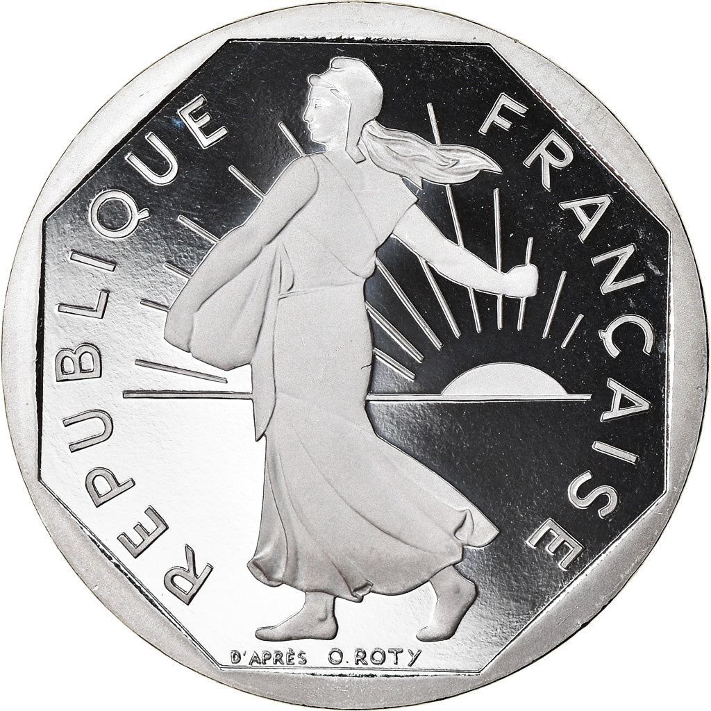 Coin, France, Semeuse, 2 Francs, 1994, Paris, Proof, MS(64), Nickel, KM:942.2