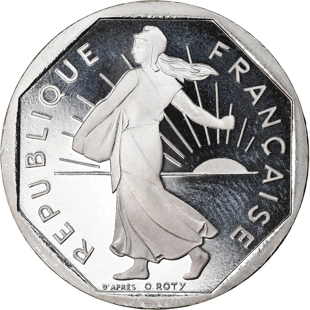 Coin, France, Semeuse, 2 Francs, 1998, Paris, Proof, MS(64), Nickel, KM:942.2