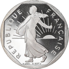 Coin, France, Semeuse, 2 Francs, 1999, Paris, Proof, MS(64), Nickel, KM:942.2