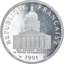 Coin, France, Panthéon, 100 Francs, 1991, Paris, Proof, MS(64), Silver