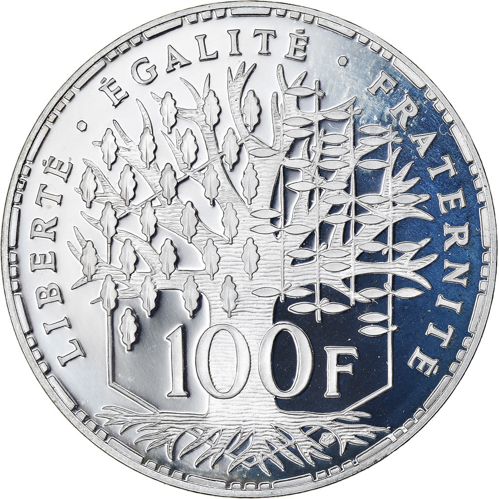Coin, France, Panthéon, 100 Francs, 1994, Paris, Proof, MS(64), Silver