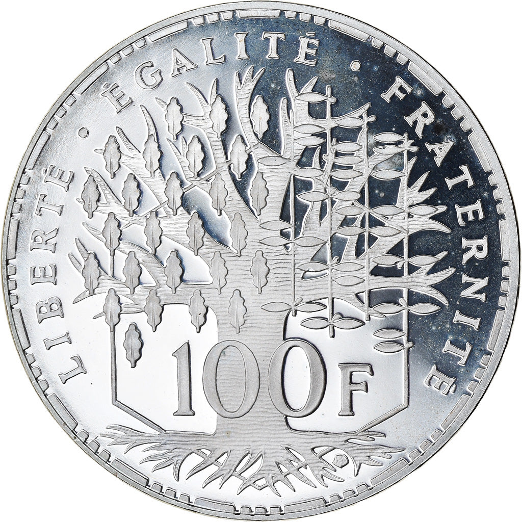 Coin, France, Panthéon, 100 Francs, 1997, Paris, Proof, MS(64), Silver