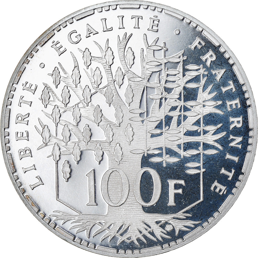 Coin, France, Panthéon, 100 Francs, 1998, Paris, Proof, MS(64), Silver