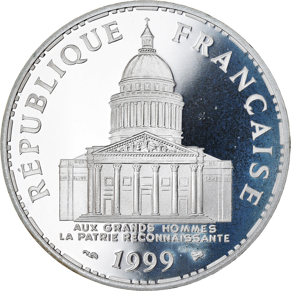 Coin, France, Panthéon, 100 Francs, 1999, Paris, Proof, MS(64), Silver
