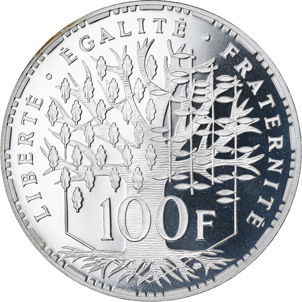 Coin, France, Panthéon, 100 Francs, 1999, Paris, Proof, MS(64), Silver