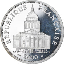 Coin, France, Panthéon, 100 Francs, 2000, Paris, Proof, MS(64), Silver