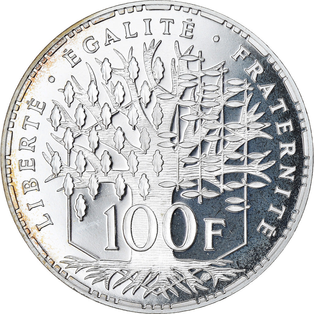 Coin, France, Panthéon, 100 Francs, 2000, Paris, Proof, MS(64), Silver