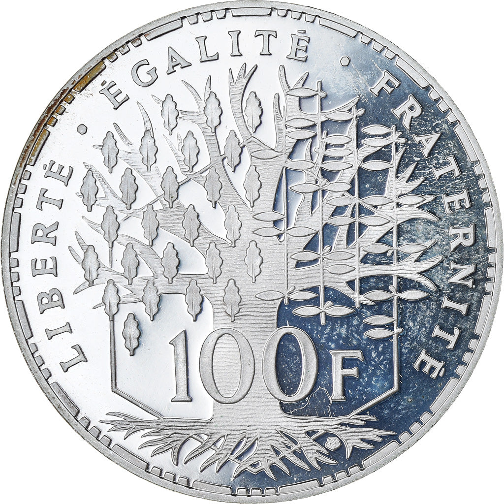 Coin, France, Panthéon, 100 Francs, 2001, Proof, MS(64), Silver, Gadoury:898a