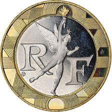 Coin, France, Génie, 10 Francs, 1993, Paris, Proof, MS(64), Aluminum-Bronze