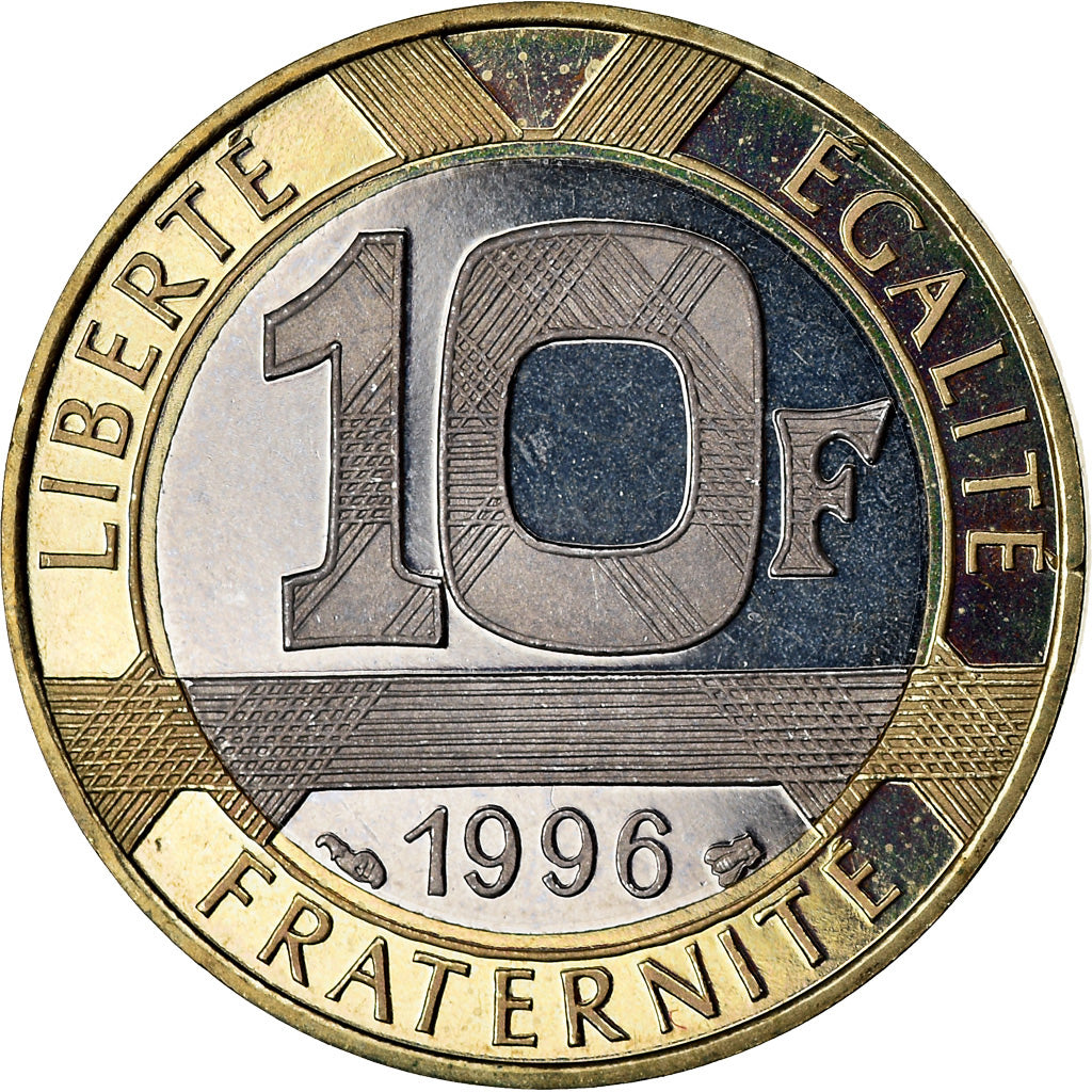 Coin, France, Génie, 10 Francs, 1996, Paris, Proof, MS(64), Aluminum-Bronze