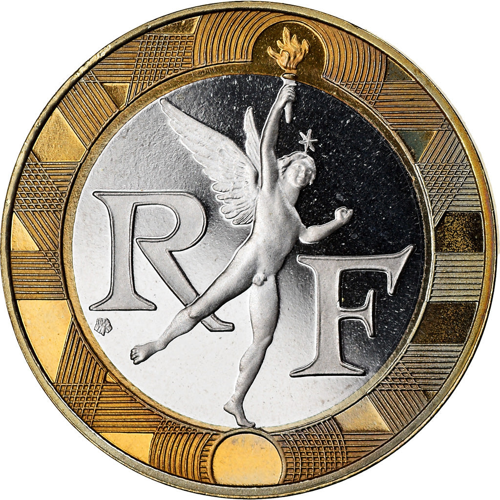 Coin, France, Génie, 10 Francs, 2001, Paris, Proof, MS(64), Aluminum-Bronze