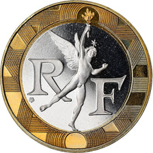 Coin, France, Génie, 10 Francs, 2001, Paris, Proof, MS(64), Aluminum-Bronze