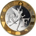 Coin, France, Génie, 10 Francs, 2001, Paris, Proof, MS(64), Aluminum-Bronze