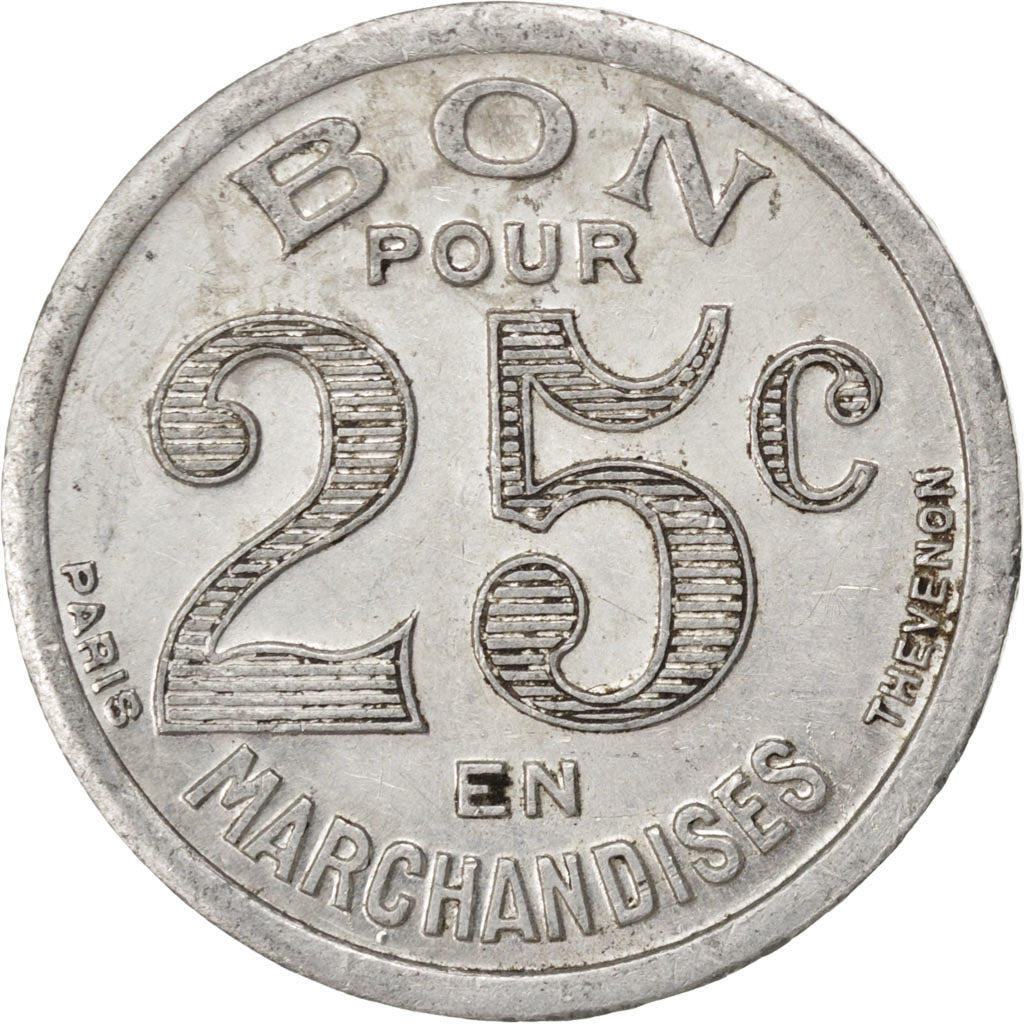 Coin, France, 25 Centimes, 1922, EF(40-45), Aluminium, Elie:15.4