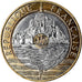 Coin, France, Mont Saint Michel, 20 Francs, 1995, BU, MS(64), Tri-Metallic