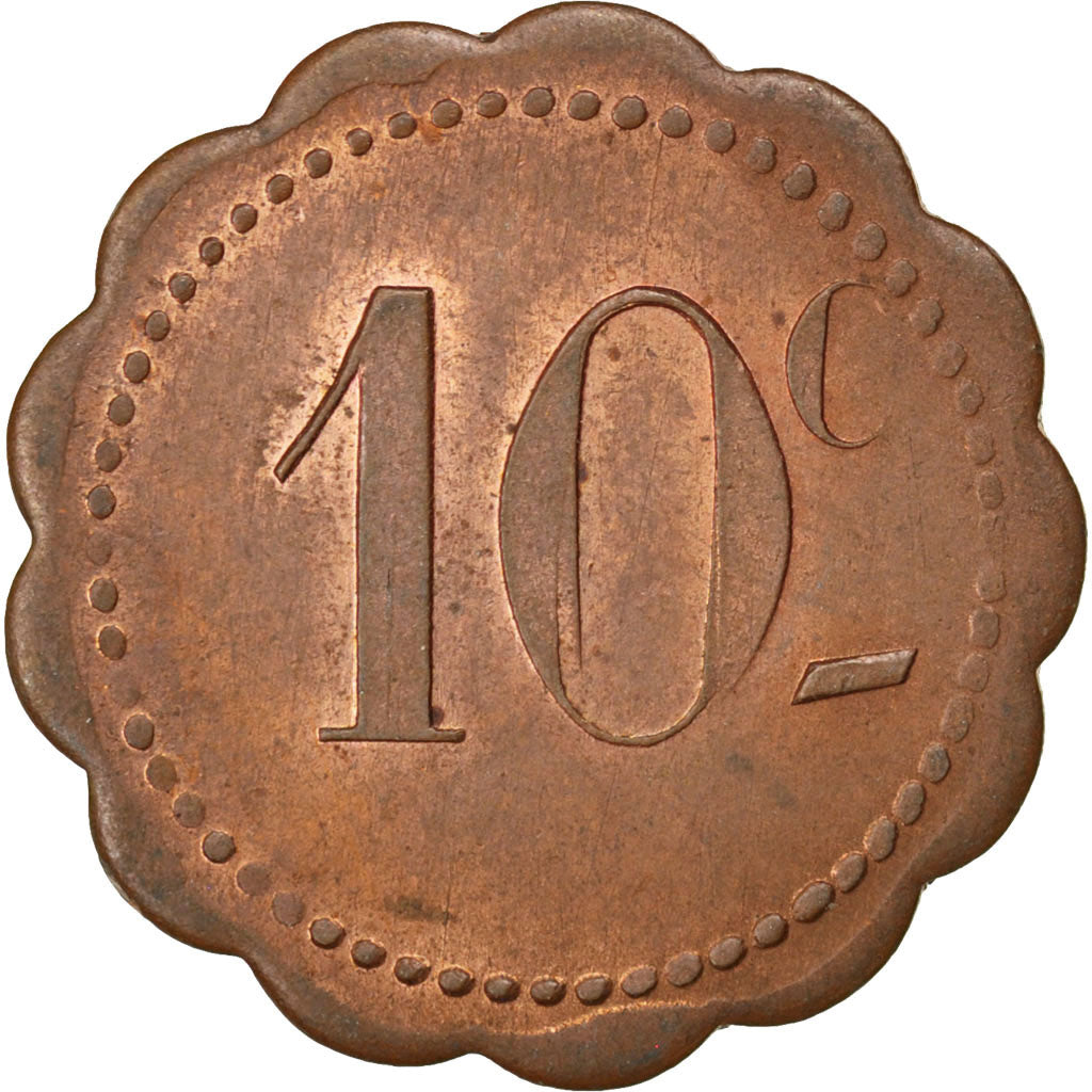 Coin, France, 10 Centimes, EF(40-45), Copper, Elie:20.2