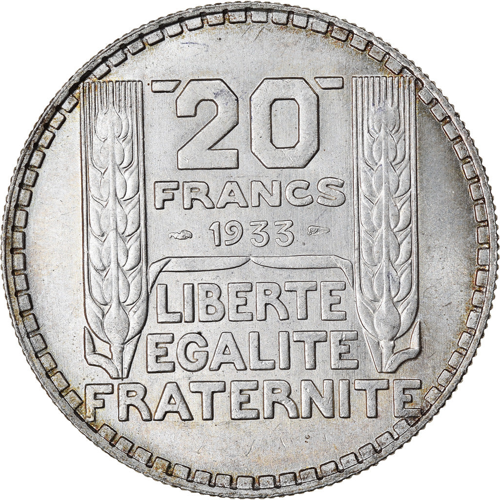 Monnaie, France, Turin, 20 Francs, 1933, Paris, SUP+, Argent, Gadoury:852