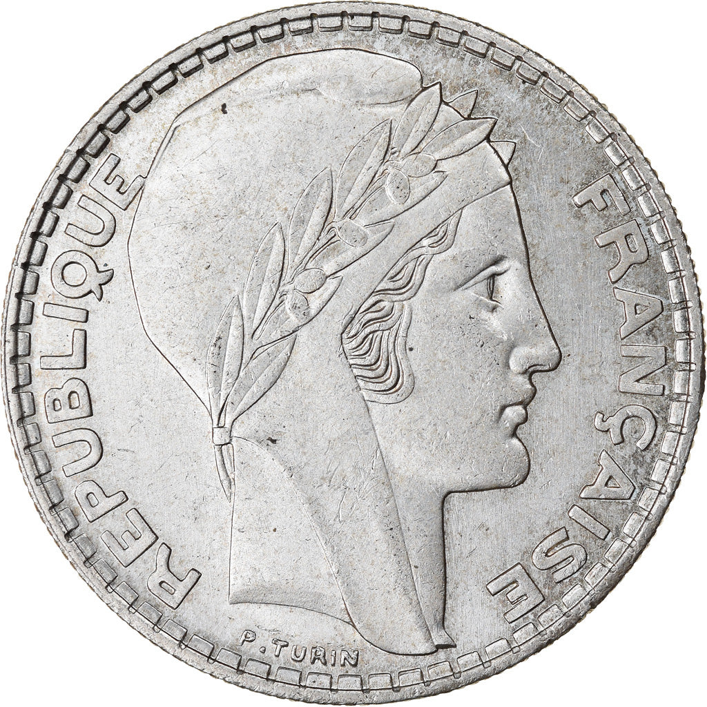Monnaie, France, Turin, 20 Francs, 1938, Paris, SUP+, Argent, Gadoury:852