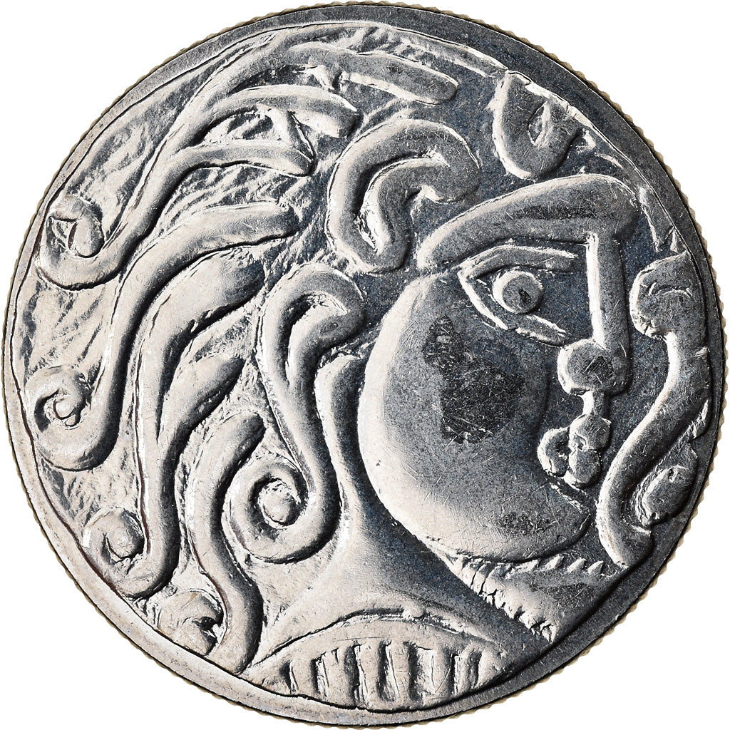 Coin, France, Statère des Parisii, 5 Francs, 2000, Paris, MS(64), Copper-Nickel