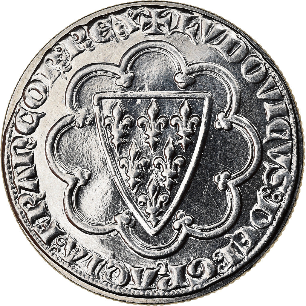 Coin, France, Écu de Saint Louis, 5 Francs, 2000, Paris, MS(64), Copper-Nickel