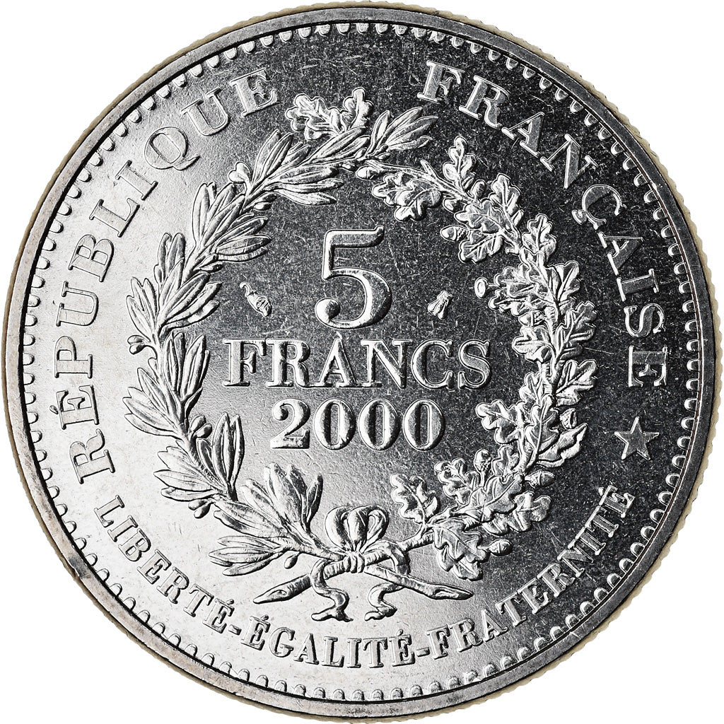 Münze, Frankreich, Franc d'Henri III, 5 Francs, 2000, Paris, UNZ+