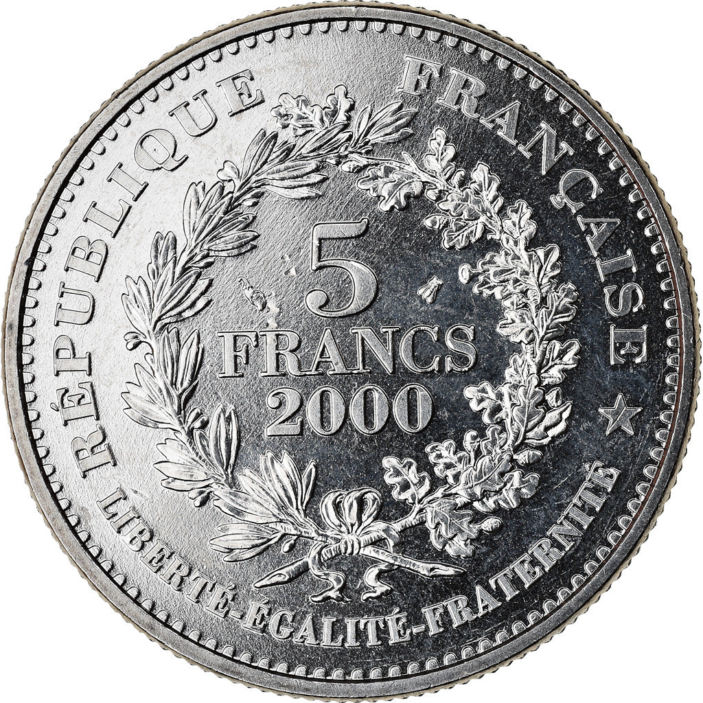 Coin, France, Marianne de la III République, 5 Francs, 2000, Paris, MS(64)